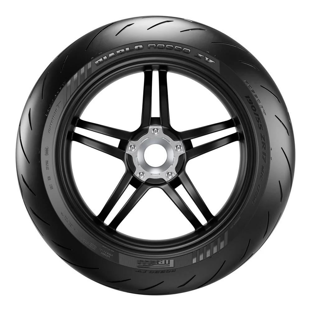 Pirelli Diablo Rosso IV Rear Tyre 140/70 R-17 M/C 66H Tubeless - Image 2