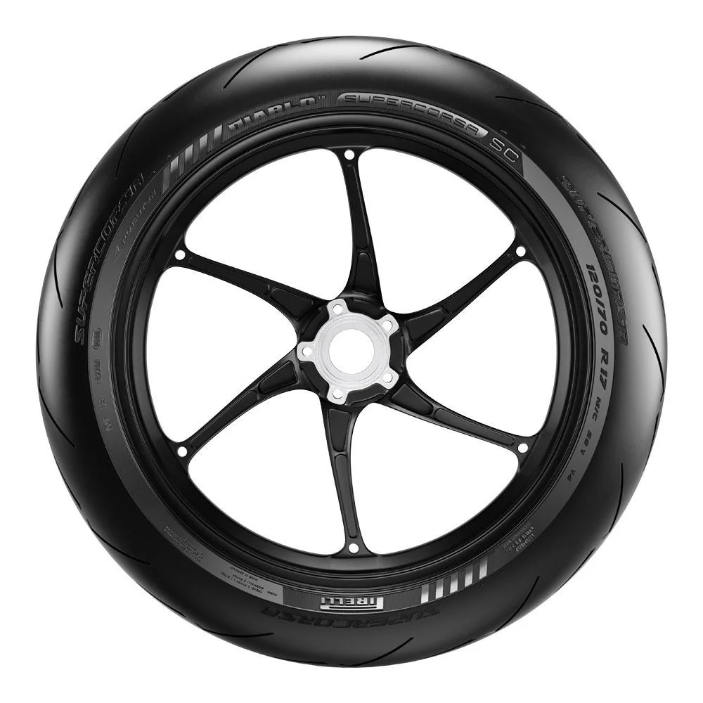 Pirelli Diablo Supercorsa SC V4 SC1 Front Tyre 120/70 R-17 M/C 58V Tubeless - Image 3