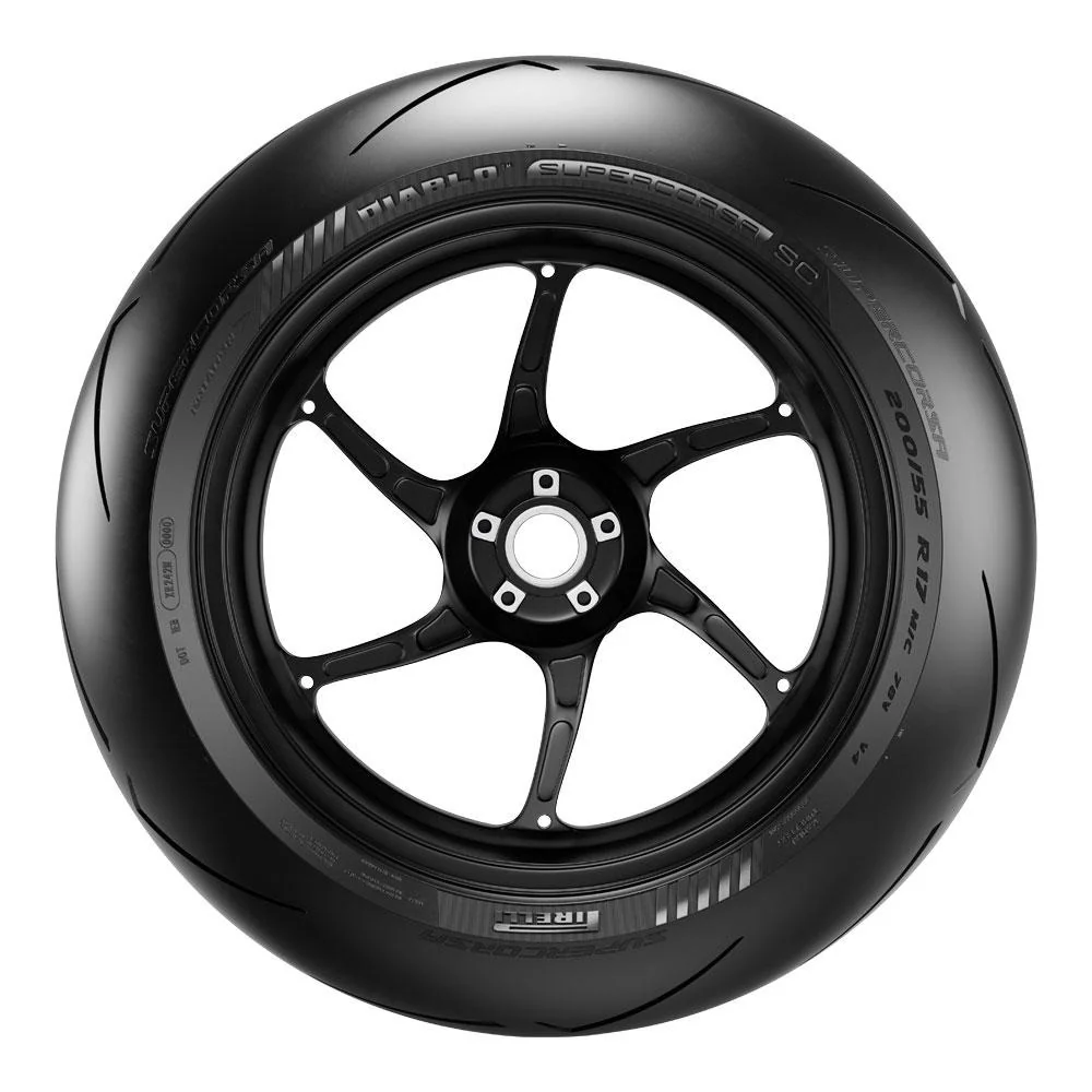 Pirelli Diablo Supercorsa SC V4 SC2 Rear Tyre 190/55 R-17 M/C 75V Tubeless - Image 3
