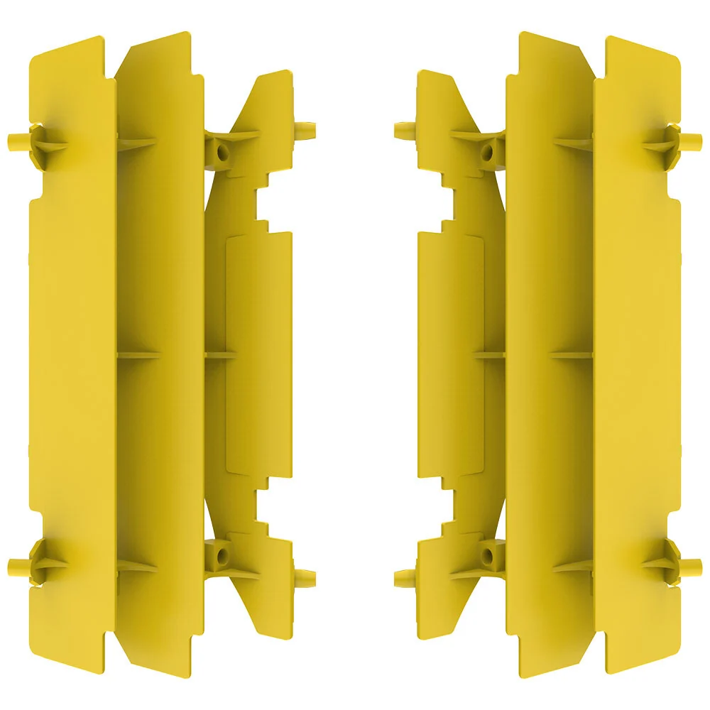 Polisport 75-846-61Y Radiator Louvres Yellow for Suzuki RM125 07-08/DRZ400 00-24