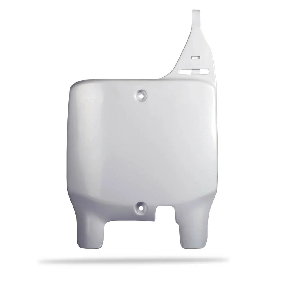 Polisport 75-866-70W Front Number Plate White for Suzuki RM125/250 99-00