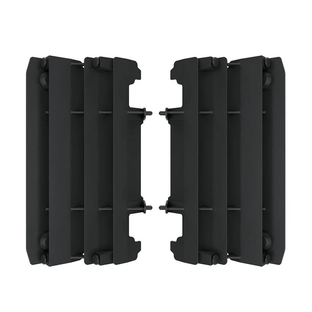 Polisport 75-898-55K Radiator Louvres Black for Yamaha YZ125/250 05-21/YZ125X 20-22/YZ250X 17-22