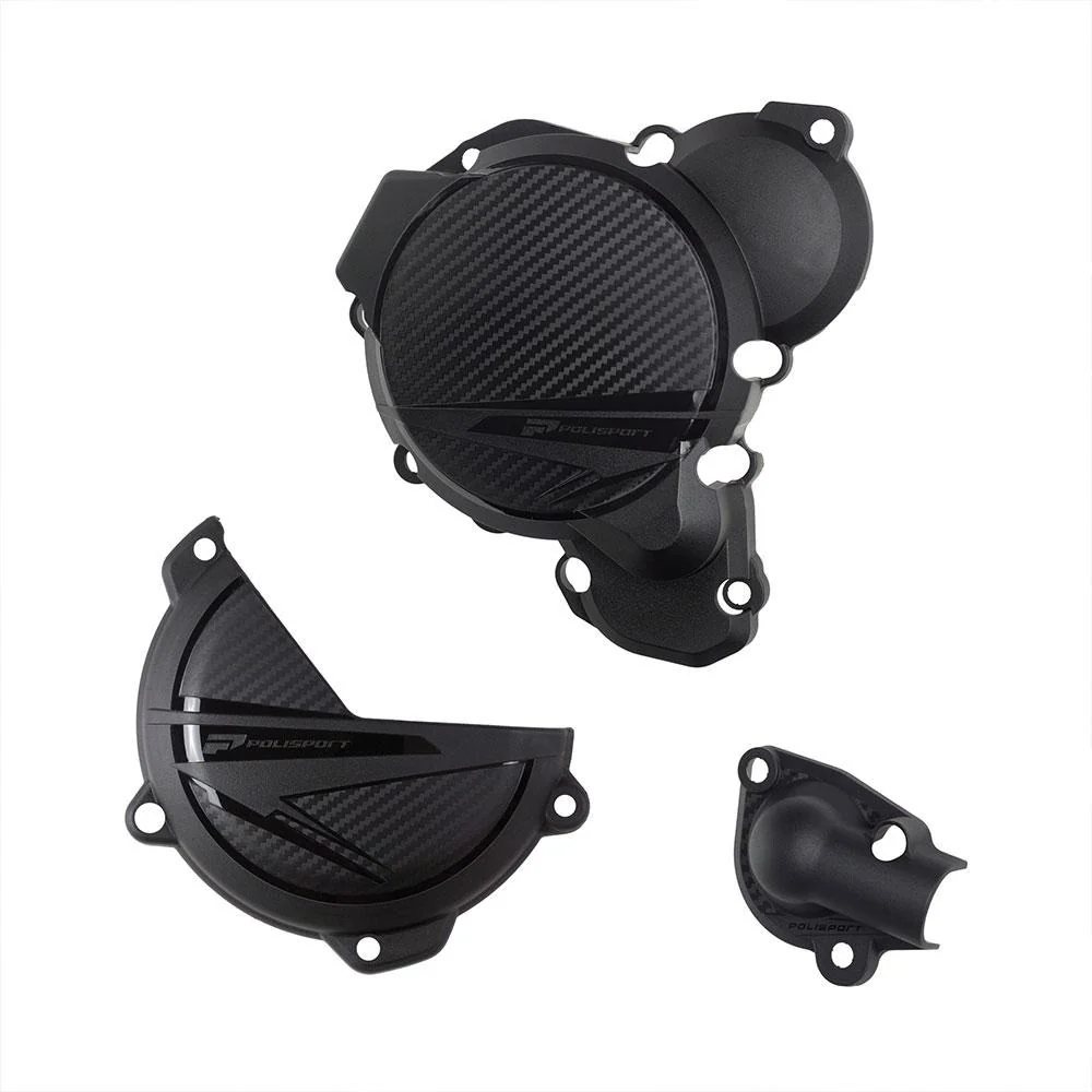 Polisport Engine Covers Protection Kit for KTM EXC/XC-W 250/300 24-26/Husqvarna TE 250/300 24-26