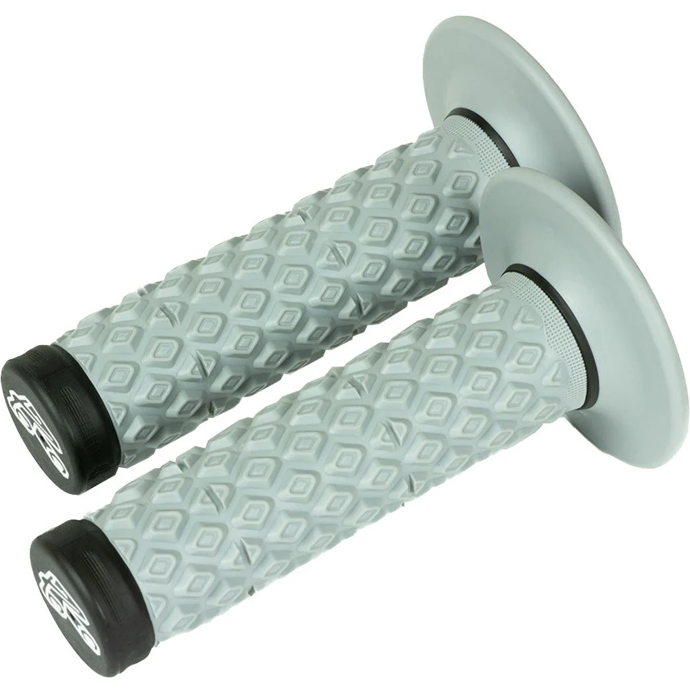 Renthal G202 Comfort Dual Soft/Firm Compound Glue-On Black/Grey MX Grips