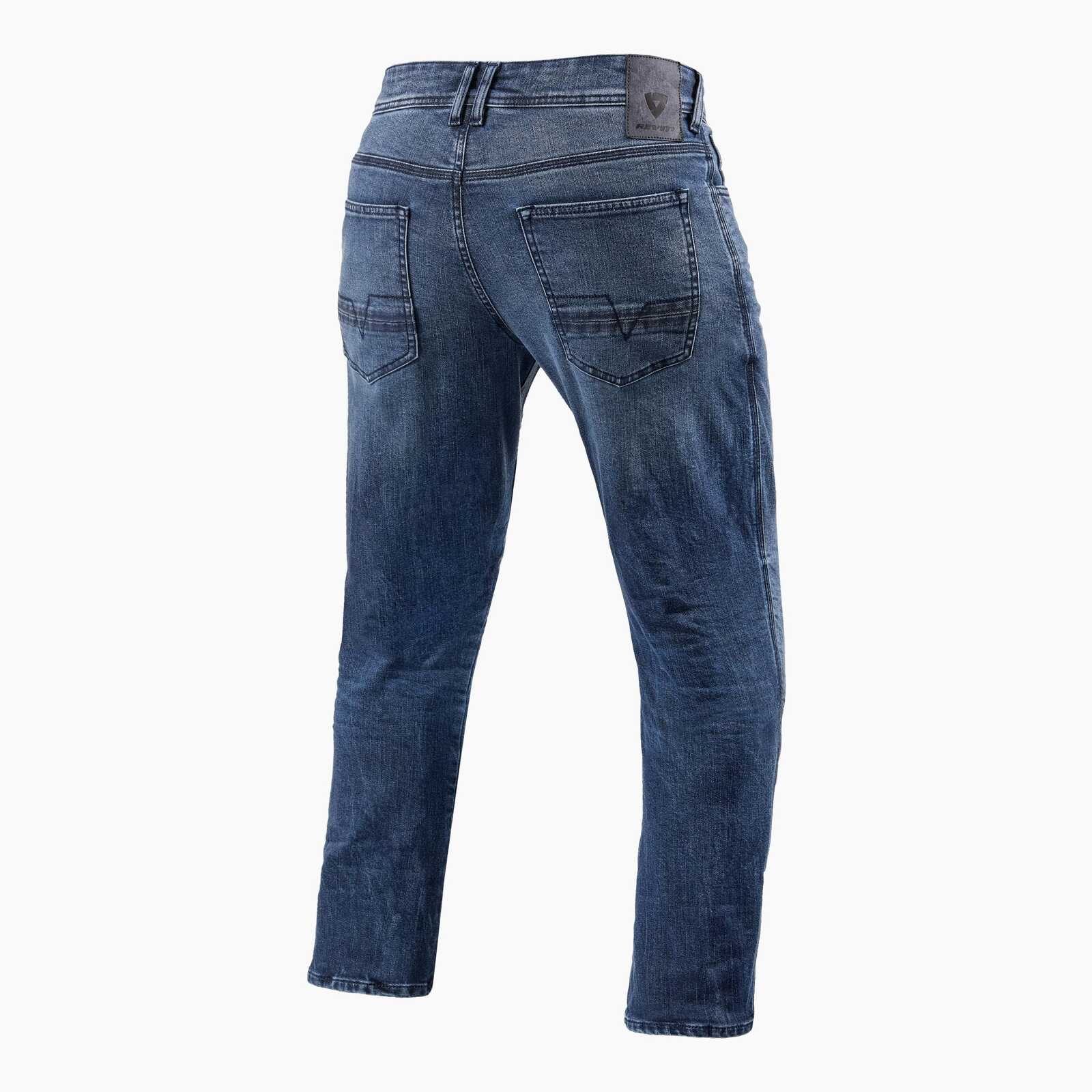 REV'IT! Detroit 2 TF Medium Blue Long Leg Jeans - Image 2