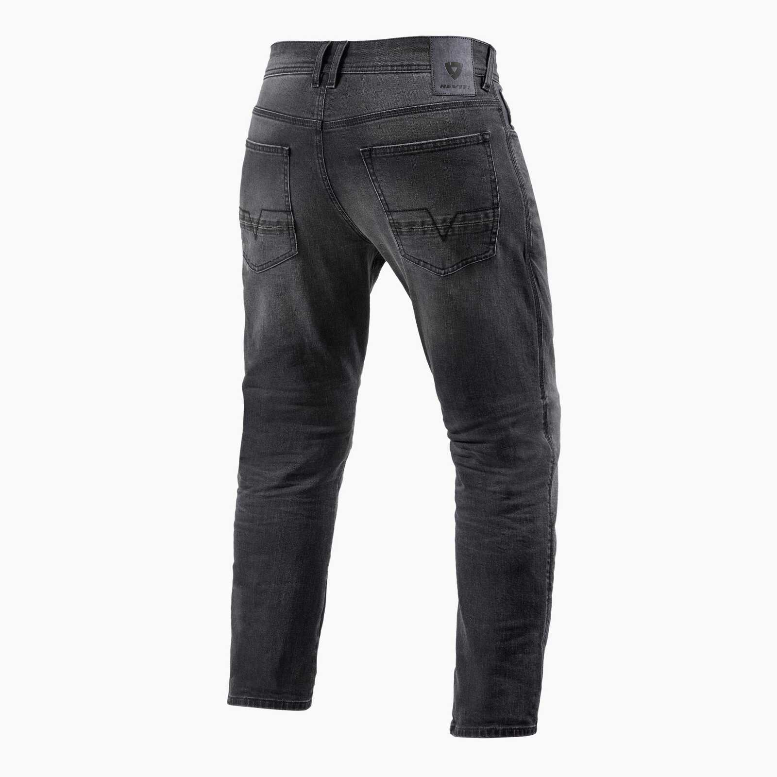 REV'IT! Detroit 2 TF Medium Grey Used Short Leg Jeans - Image 2
