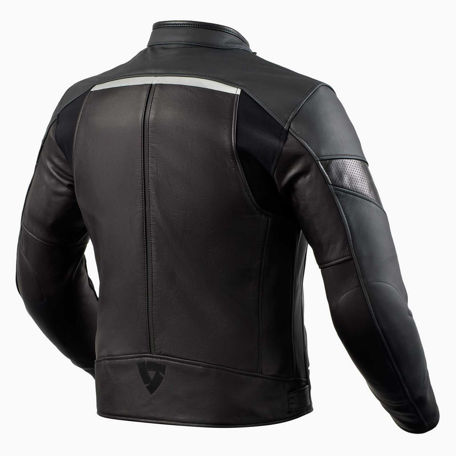 REV'IT! Mile Black/Red Leather Jacket - Image 2