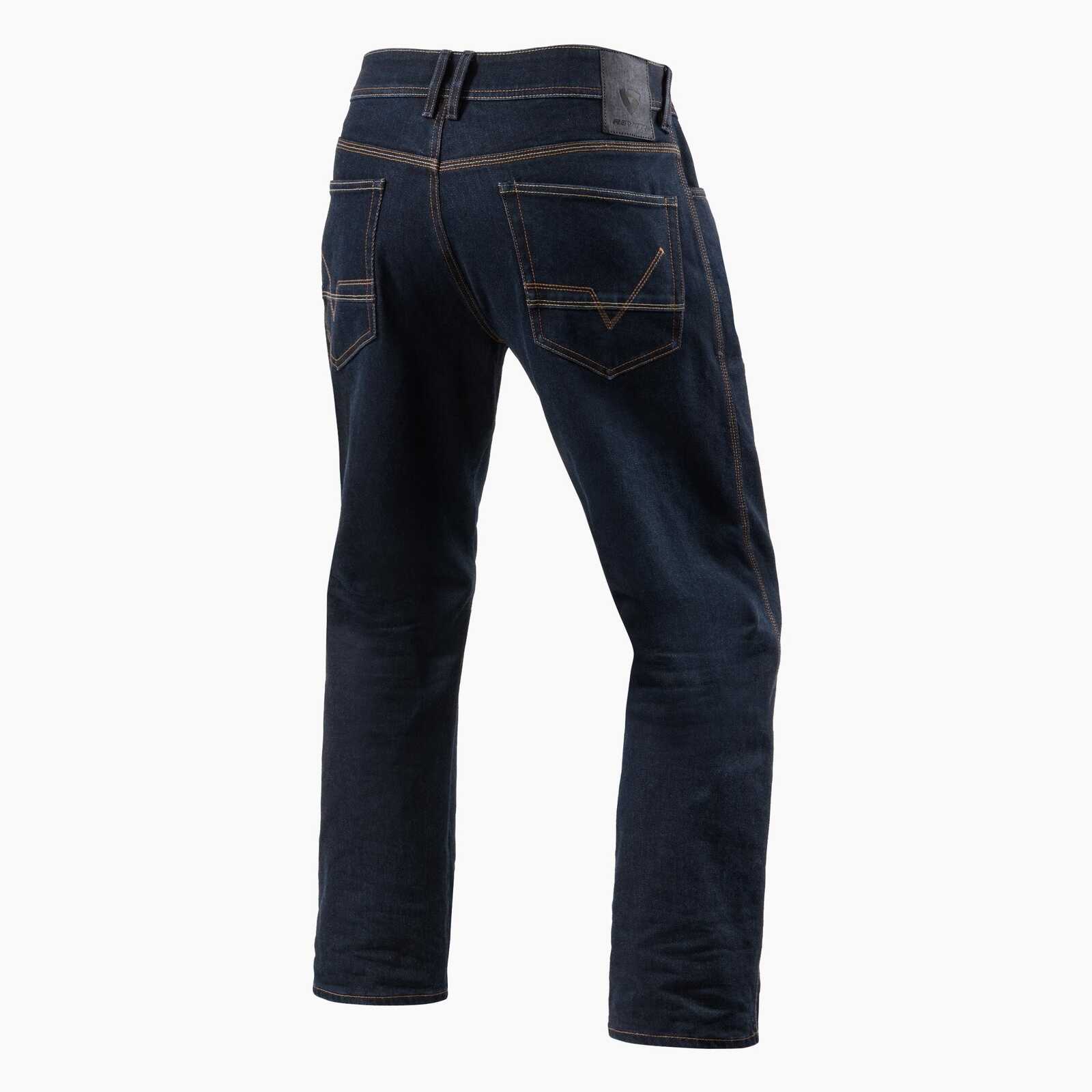 REV'IT! Philly 3 LF Dark Blue Used Long Leg Jeans - Image 2