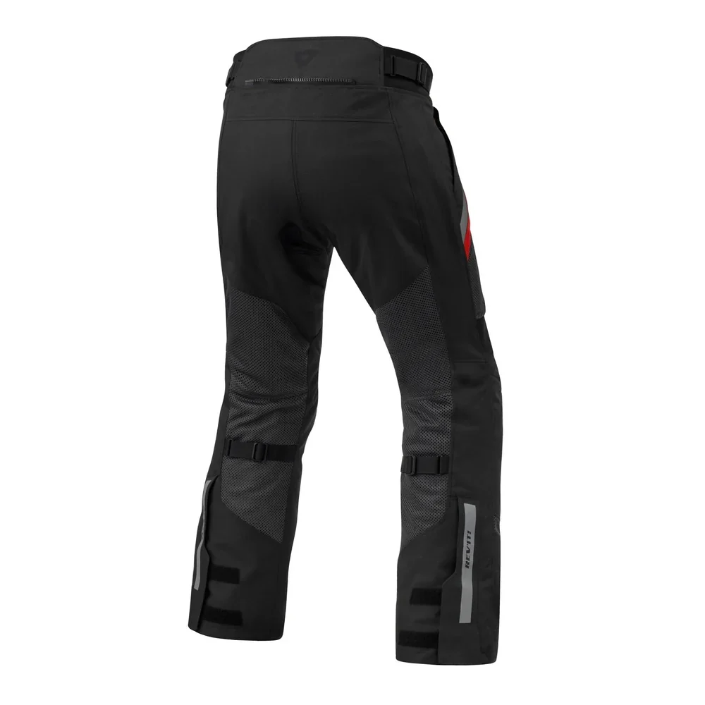 REV'IT! Tornado 4 H2O Black Short Leg Textile Pants - Image 2