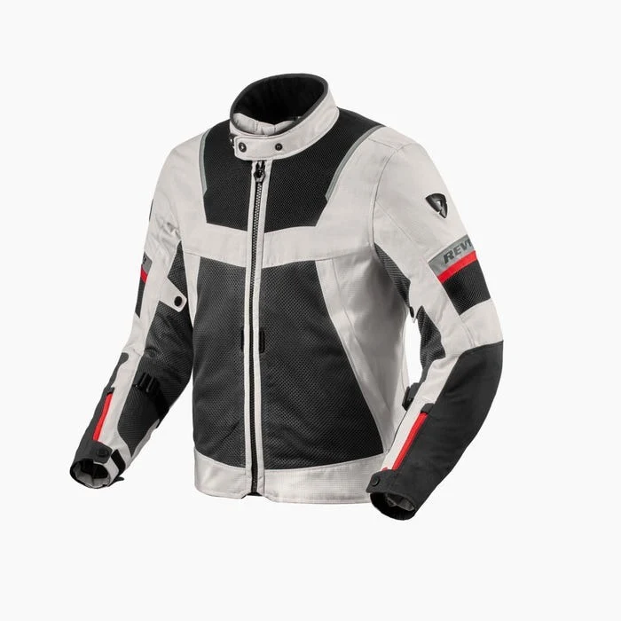 REV'IT! Tornado 4 H2O Silver/Black Textile Jacket