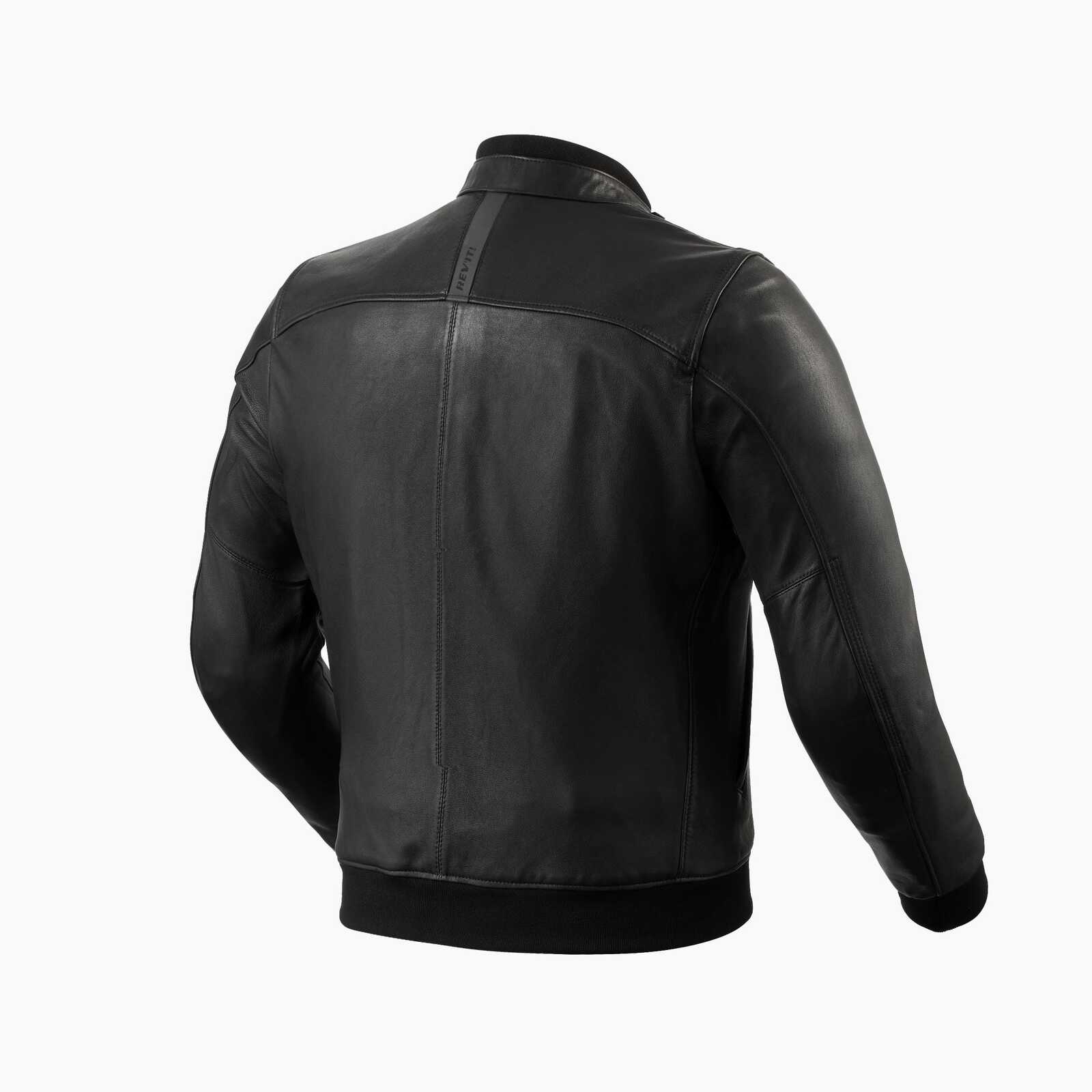 REV'IT! Travon Black Leather Jacket - Image 2