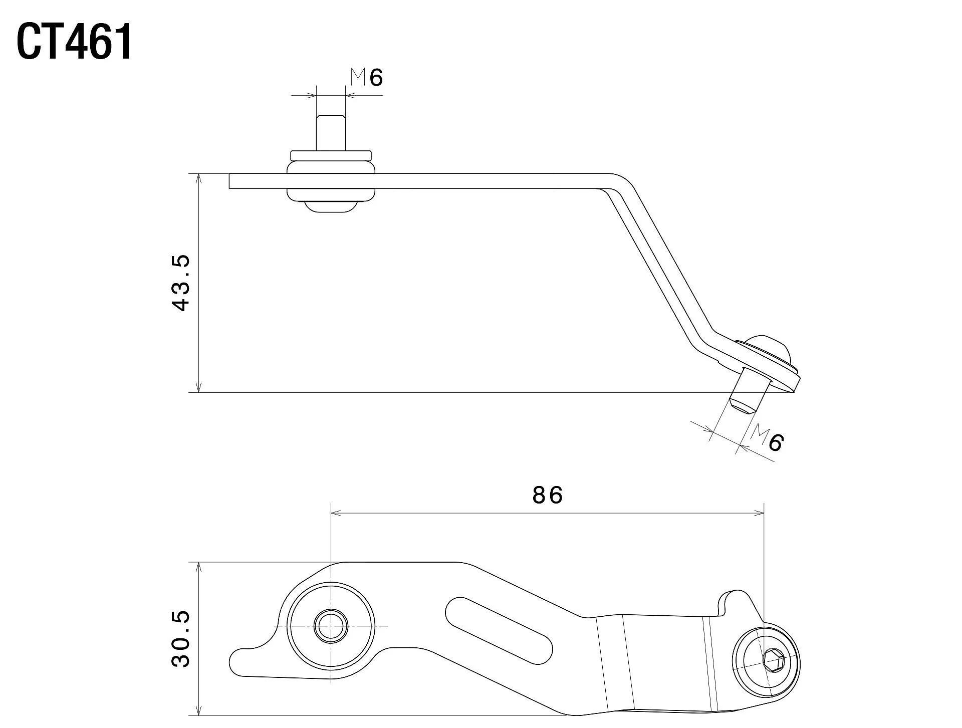 Rizoma R-CT461B Mounting Kit for Fluid Reservoirs - Image 2