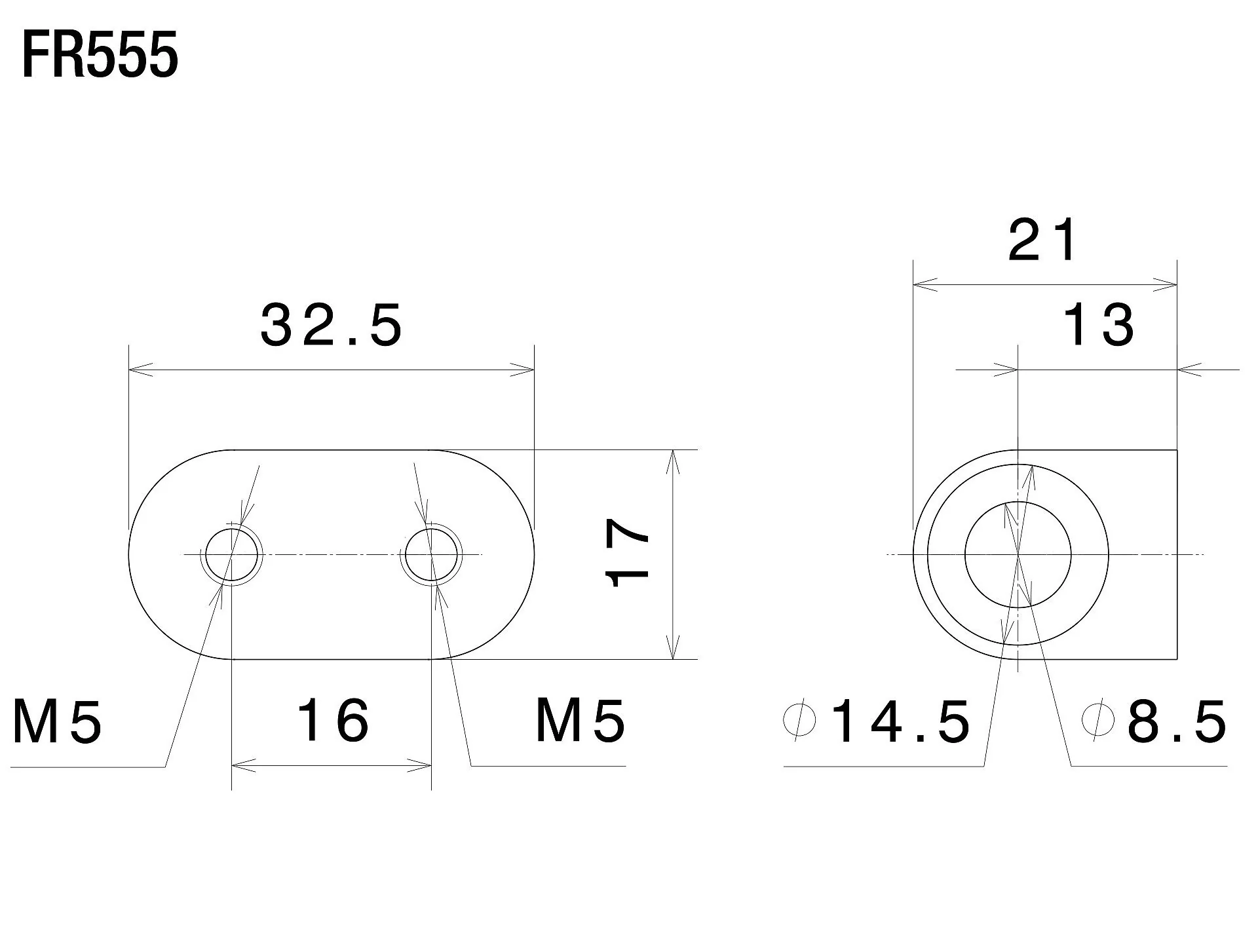 Rizoma R-FR555B Mounting Kit for Front Turn Signals - Image 2