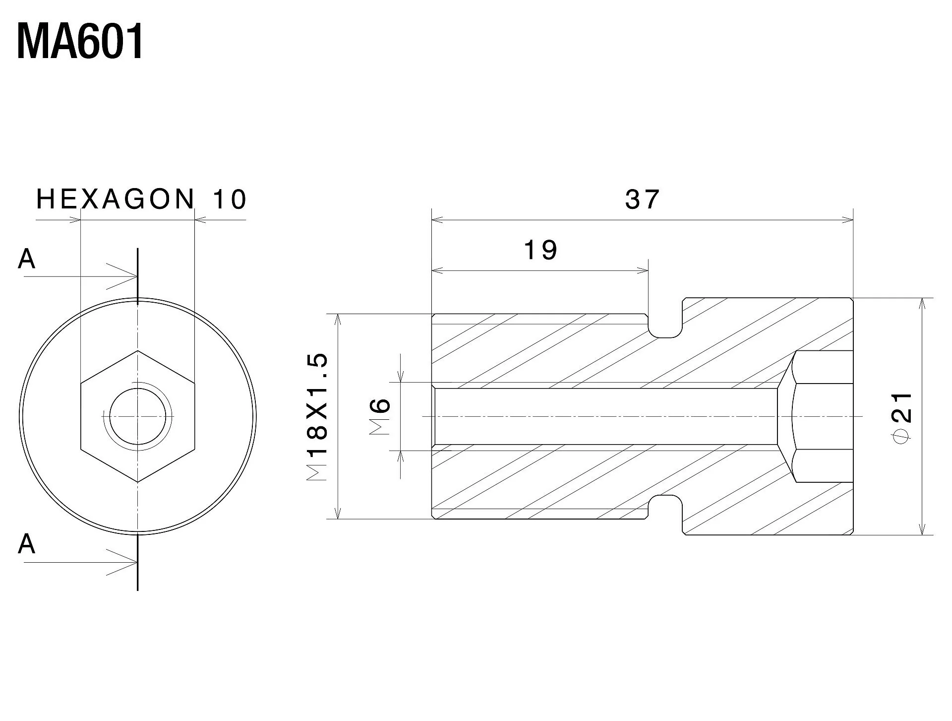 Rizoma R-MA601B Bar-End Plug Mounting Kit for OEM Handlebars - Image 2
