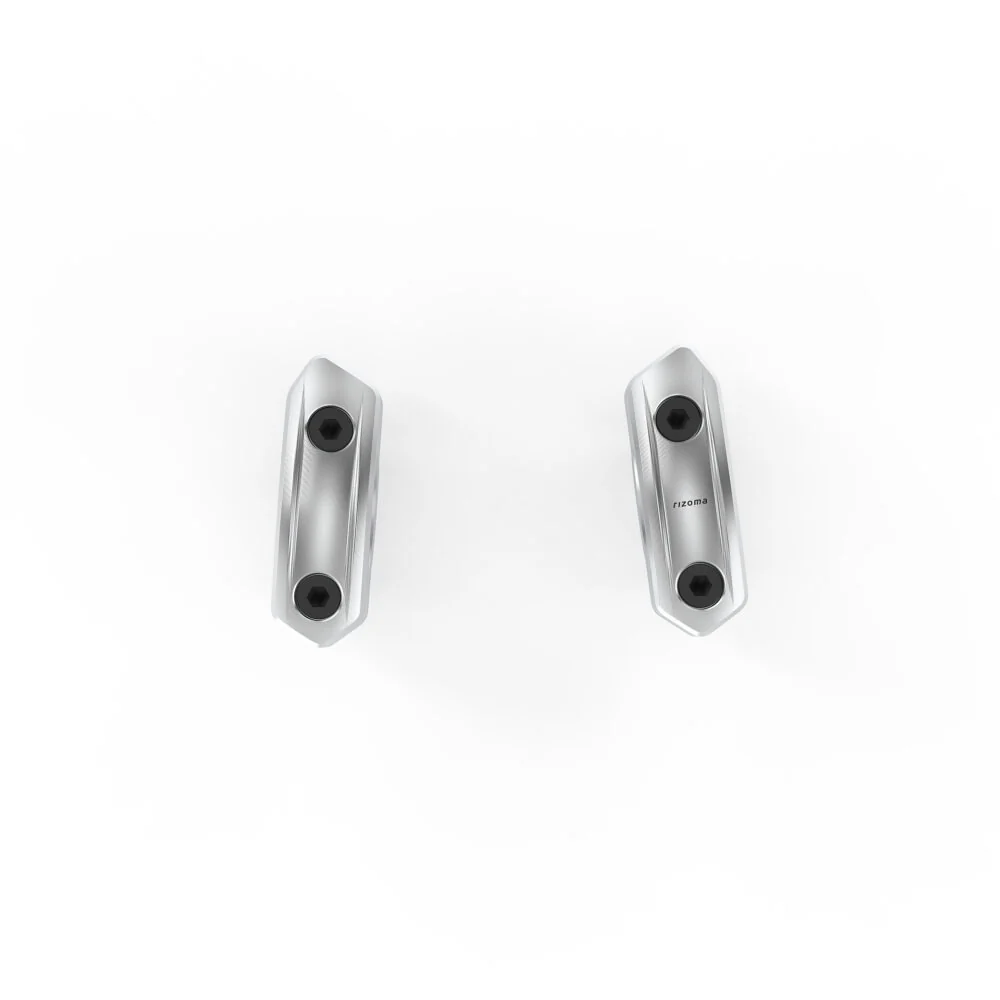 Rizoma R-ZBW111A Raised Risers Silver - Image 3