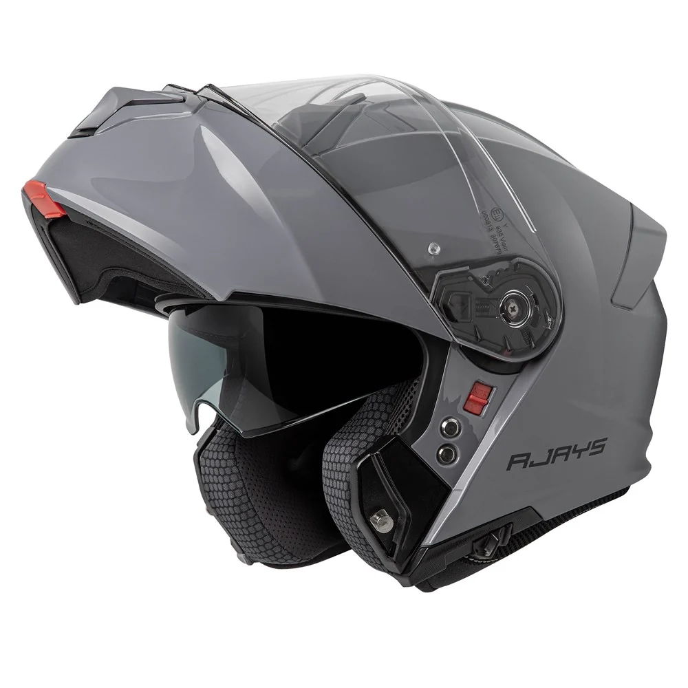Rjays Tourtech V Gloss Grey Helmet - Image 2