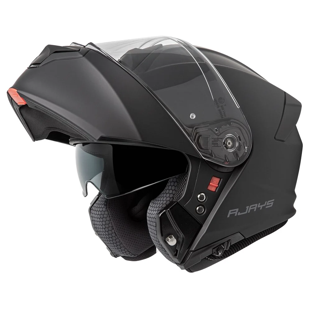 Rjays Tourtech V Matte Black Helmet - Image 2