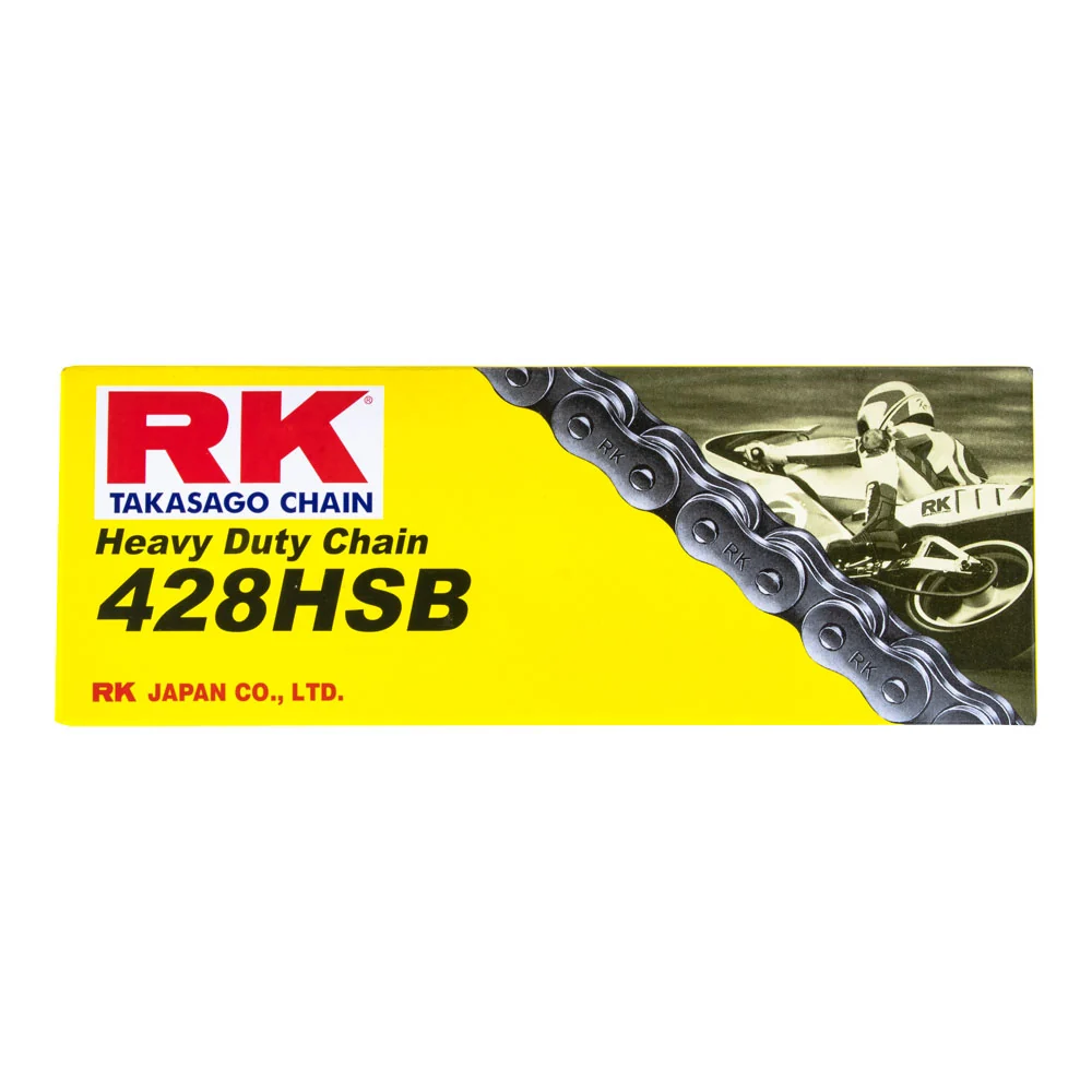 RK Takasago Chain 12-481-102 Heavy Duty Chain 428HSB 102 Link