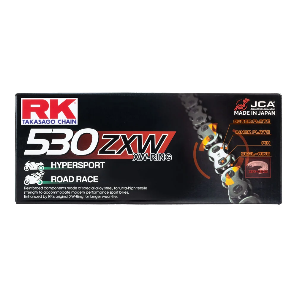 RK Takasago Chain 12-53Z-120 ZXW Series XW-Ring Chain 530ZXW 120 Link