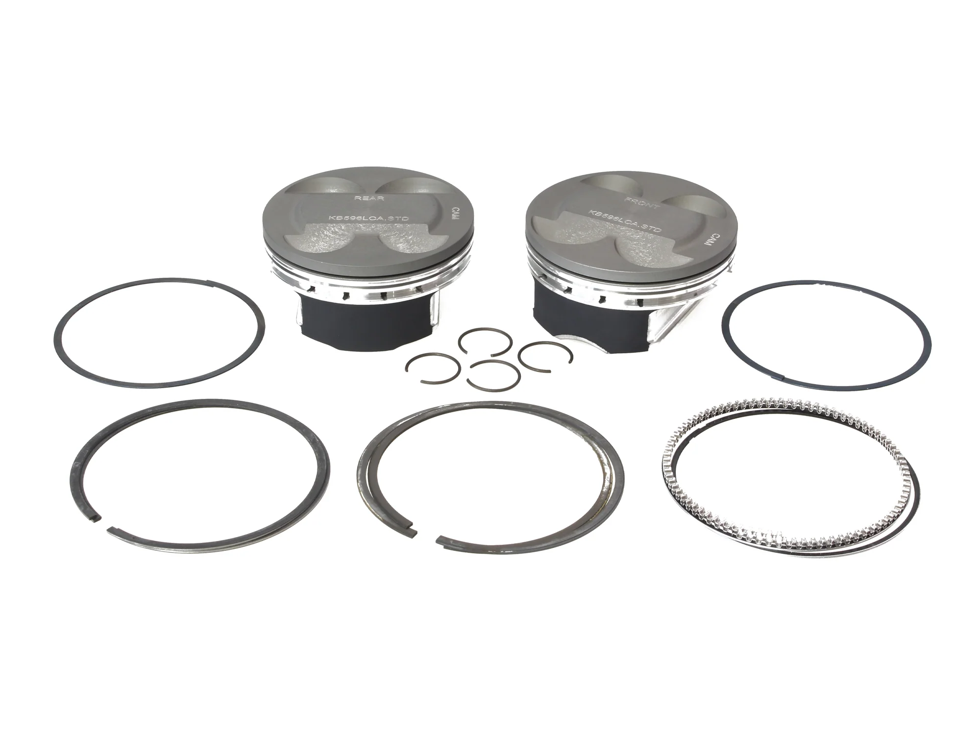 RSS DAY-81675-KB596 128ci Big Bore Kit w/Highlighted Fins Black (Includes KB 11.7:1 Compression Piston Kit) for Harley-Davidson Milwaukee-Eight 17-Up w/114ci or 117ci Engine - Image 3