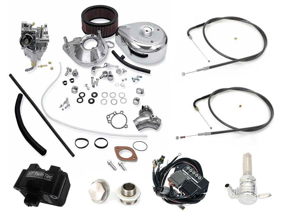 RSS EFI-04 Magneti Marelli Fuel Injection to Carb Conversion Kit for Harley-Davidson Twin Cam Touring 99-01 Models w/EFI