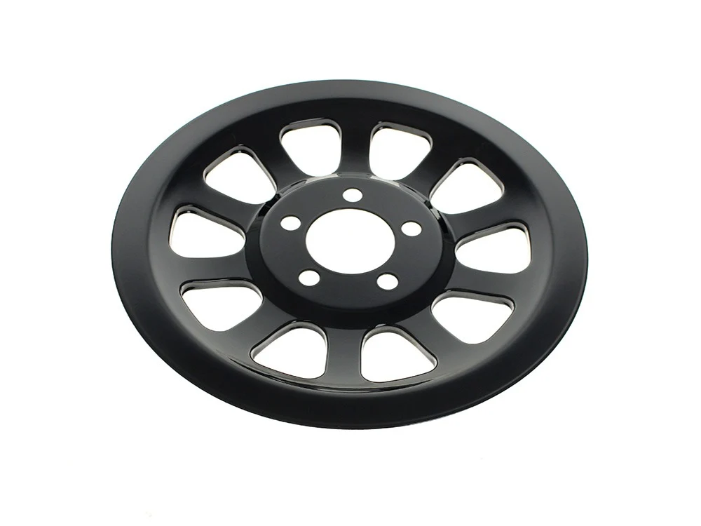 RSS HAR-15-305BK RSS HAR-15-305 Rear Pulley Cover Gloss Black for Harley-Davidson Dyna 06-17/Softail 07-Up w/66 Teeth Rear Pulley