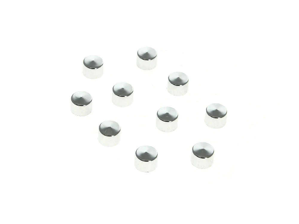 RSS HAR-2442 Rocker Cover Kool Kaps Bolt Cover Kit Chrome for Harley-Davidson Softail 18-24/Touring 17-23 Models Bolts w/1/4" Thread Bolts (10 Pack)