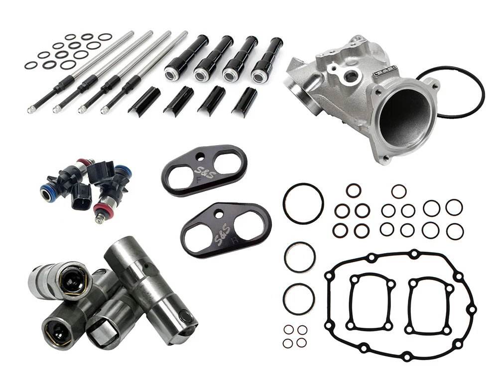 RSS RSS-CIK-PLUS-BLK Power Plus Cam Install Kit w/Black Pushrods for Harley-Davidson Softail 18-24/most Touring 17-23