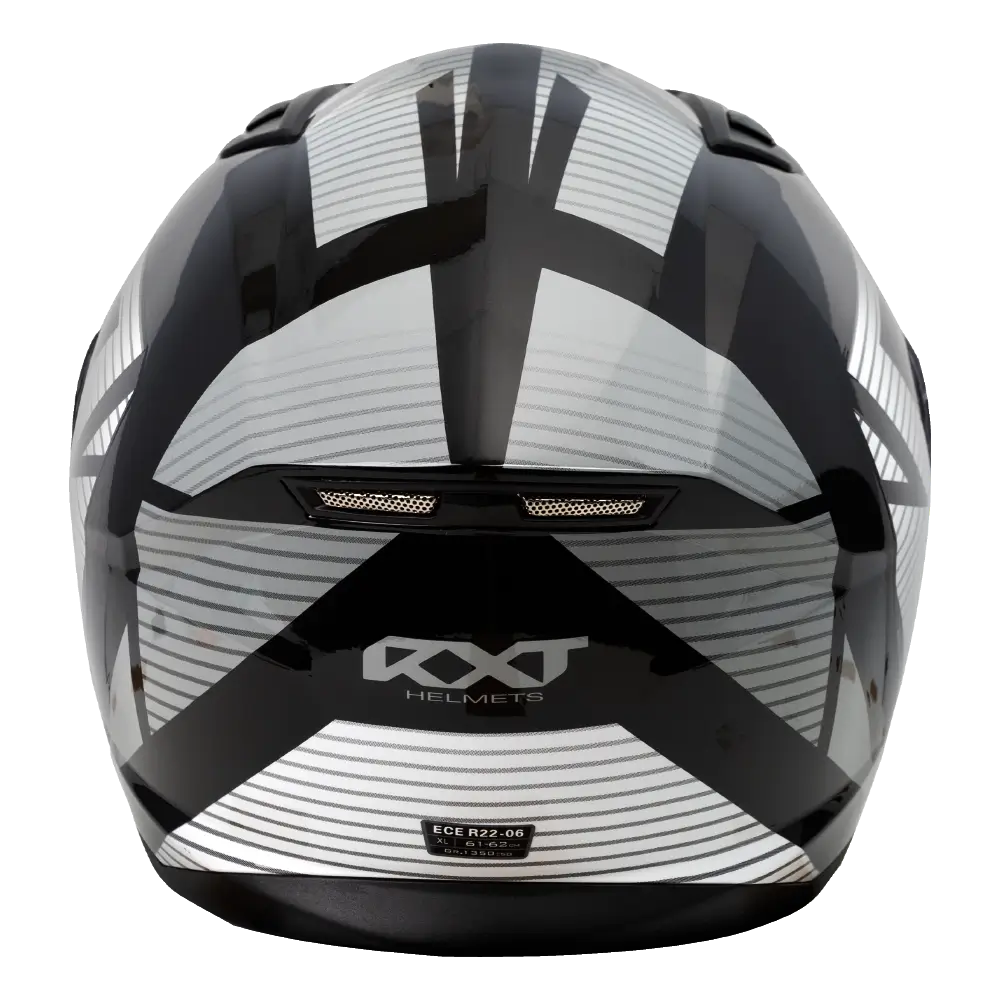 RXT 825 Street 2 Suzuka Gloss Black/White/Grey Helmet - Image 2