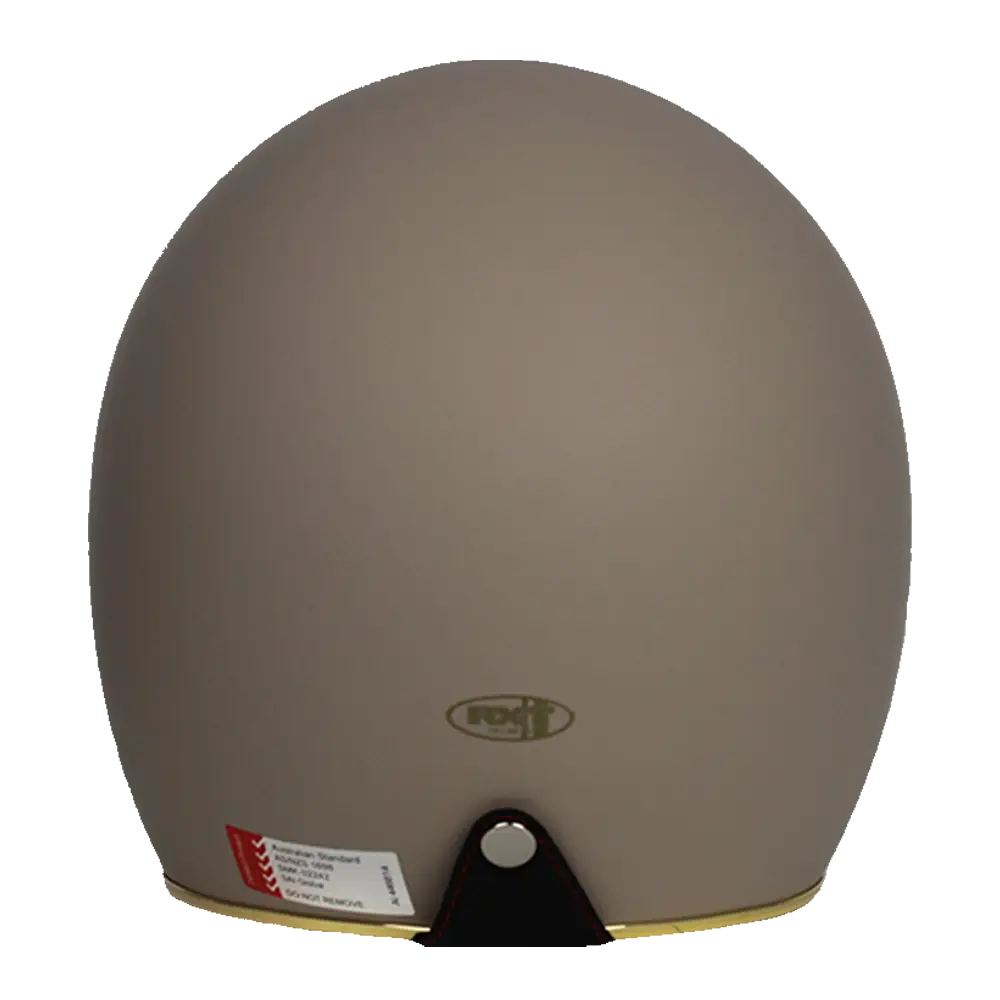 RXT A611C Classic Matte Almond Grey Helmet - Image 2