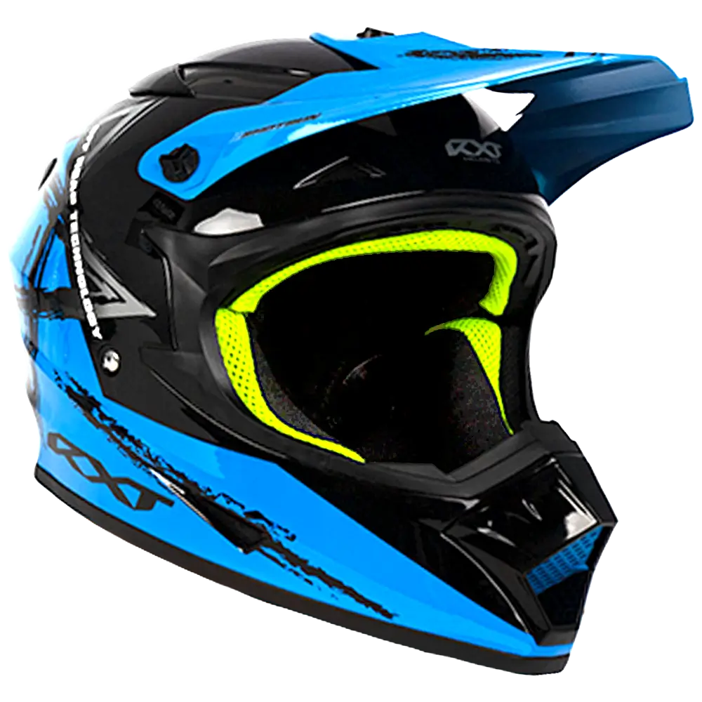 RXT A727 Sector Wrath Gloss Black/Blue Helmet