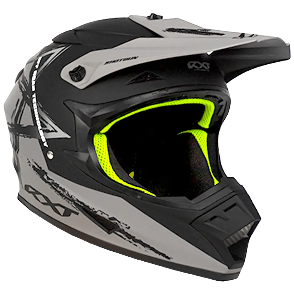 RXT A727 Sector Wrath Matte Black/Grey Helmet