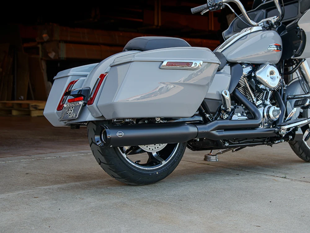 S&S Cycle SS550-1167 GNX 2-1 Exhaust Black w/Black End Cap for Harley-Davidson Touring 17-Up - Image 2