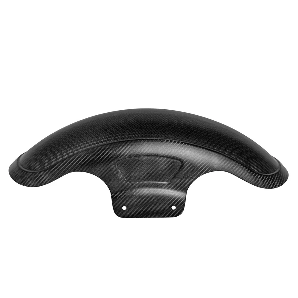 Saddlemen SAD-CF-823-07-001M Shorty Carbon Front Fender Matte Finish for Harley-Davidson CVO Touring 23-Up/Street Glide/Road Glide/Touring 24-Up Models w/19" Front Wheel - Image 2