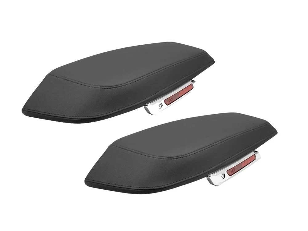 Saddlemen SAD-L870-23-P Plain Saddlebag Lid Covers for Harley-Davidson CVO Touring 23-Up/Street Glide/Road Glide 24-Up/Touring 25-Up