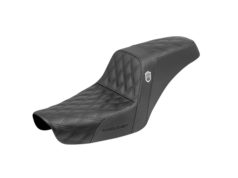 Saddlemen SAD-SC89604D0 San Diego Customs Pro Series Performance Gripper Dual Seat for Harley-Davidson Dyna 96-03