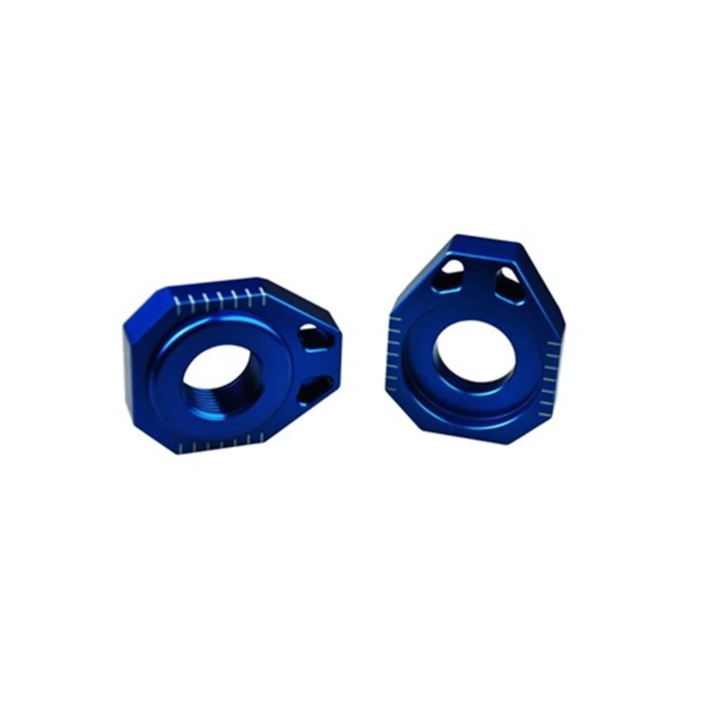 Scar AB301B Axle Blocks Blue for Kawasaki KX125/250F 03-08/KX250F 04-18/KX250/450 19-25/KX450F 06-18/KX250X/450X 21-25/Suzuki RMZ250 04-25/RMZ450 05-25/RMX450Z 10-19