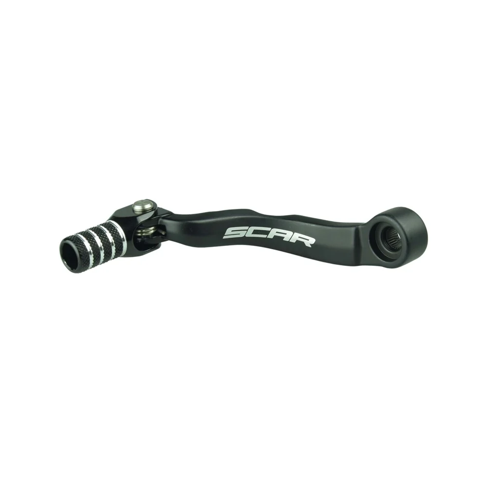 Scar GSL515BK Gear Shift Lever Black for KTM 85SX 18-25/125SX/150SX 17-22/150EXC 20-23/125XC 21-23/150XCW 17-23/Husqvarna TC85 18-25/TC125 17-22/TE125 17-19/TE150 17-23/Gas Gas MC85 21-25/MC125 21-23