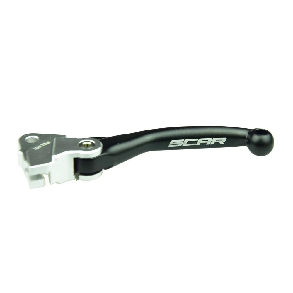 Scar PCL101 Clutch Flex Lever Black for Yamaha YZ65 18-25/YZ85/YZ125/YZ250 15-25/YZ250F 10-25/YZ450F 10-25/YZ125X 17-25/YZ250X 16-25/YZ250FX 20-25/YZ450FX 19-25/WR250F 2025/WR450F 24-25/Fantic XX125/XXF250/XXF450/XE125 21-25/XX250 22-25