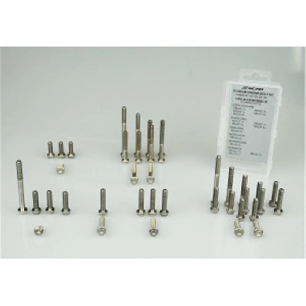 Scar STIMENG250SXF Titanium Engine Bolt Kit for KTM 250SXF/350SXF 16-22/450SXF 16-18/Husqvarna FC250/FC350 18-22/Gas Gas MC250F 21-23/MC350F 22-23