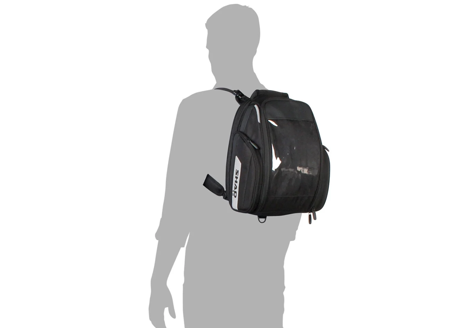 Shad SL20F 16-20L Expandable Tank Bag w/Straps Fastener - Image 6