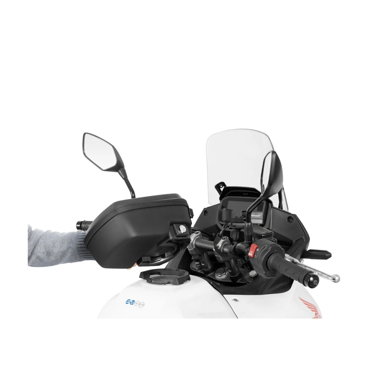 Shad T012CS Click System Tank Adaptor for Moto Guzzi V100 Mandelo 22-Up/V85 2023/Stelvio 1000 24-Up/Voge 125R 23-24/Suzuki AC300/500R 20-24/300DS/500AC/650DS/650DSX 21-24/300R 20-Up/525AC/525 ACX/525R 23-24 - Image 3