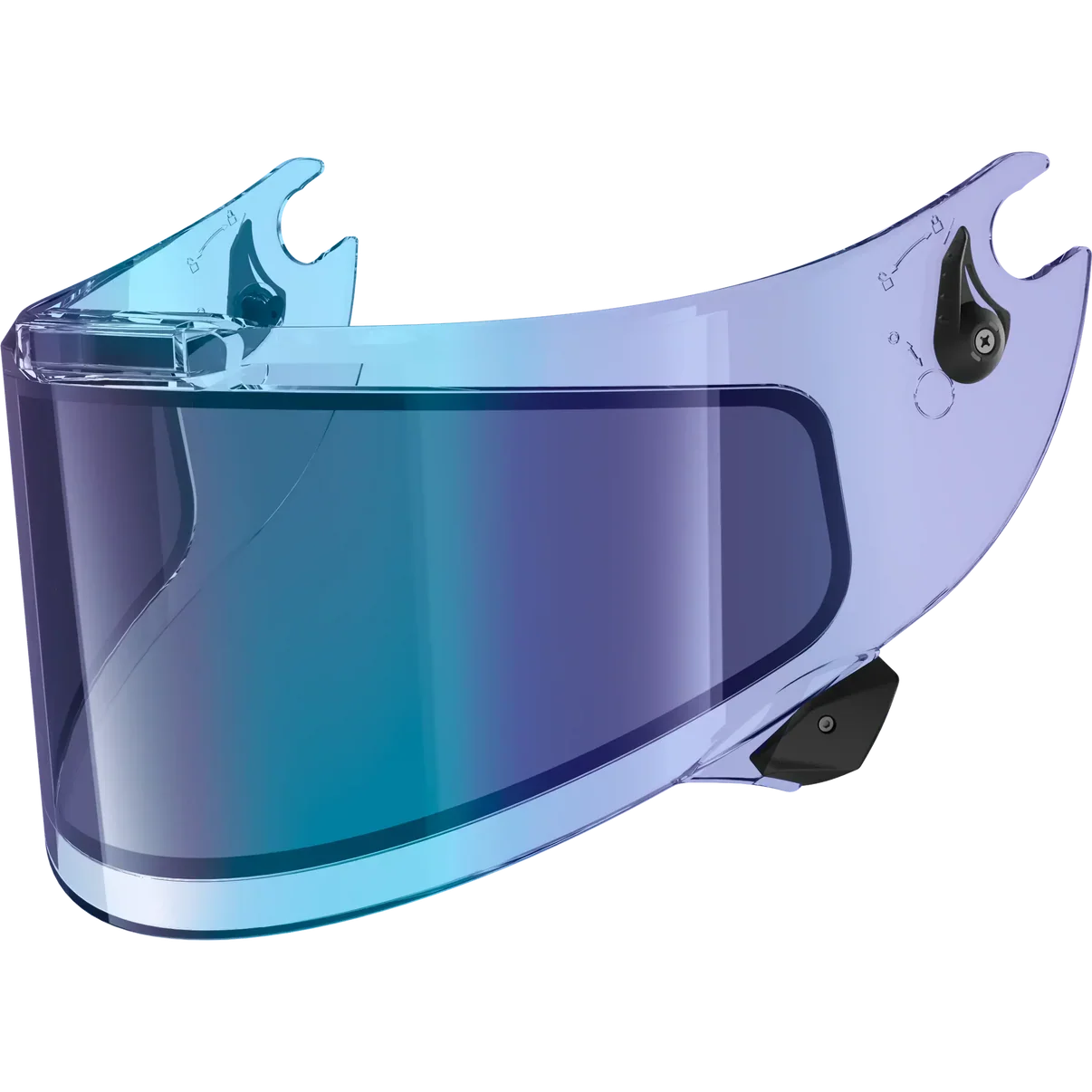 Shark Replacement Instant Photochromic IRID Blue Visor for Aeron/Aeron GP/Aeron GP FIM Helmets