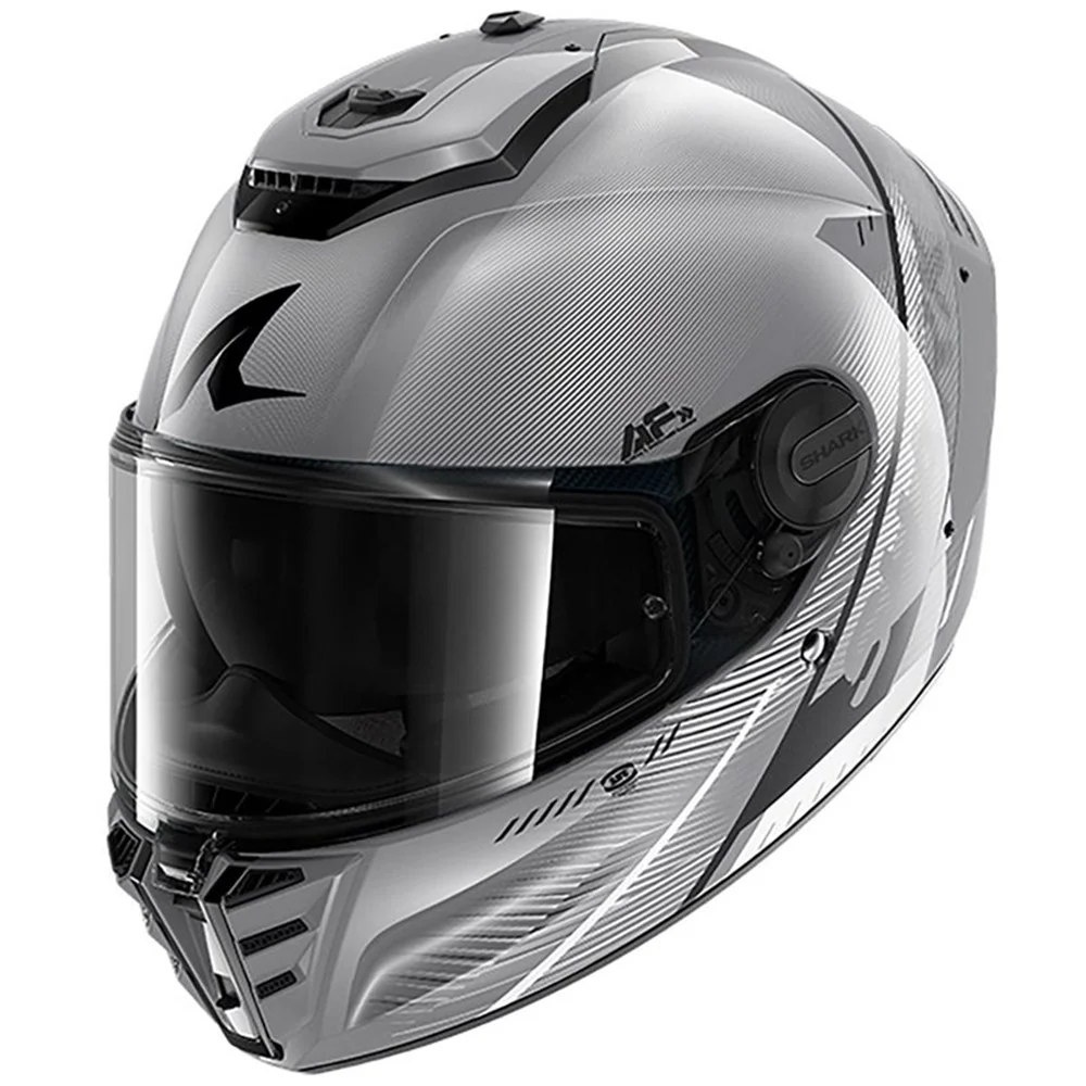 Shark Spartan RS Speed-Tech Silver/White/Black Helmet