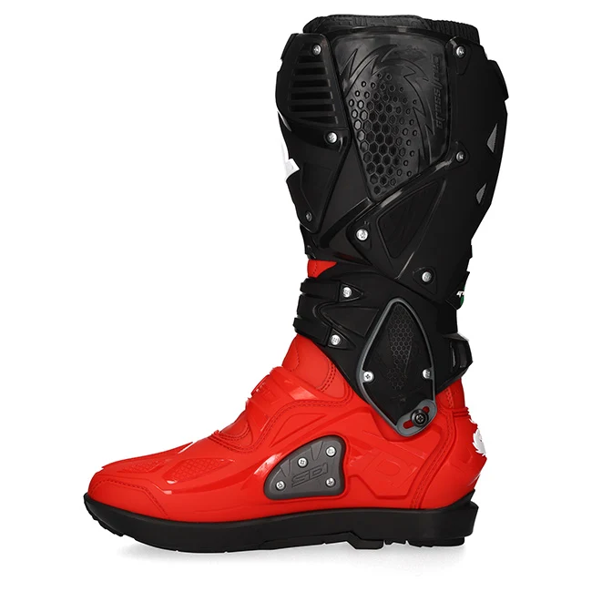 Sidi Crossfire 3 SRS Red/Red/Black Boots - Image 3