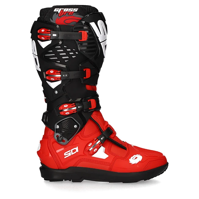Sidi Crossfire 3 SRS Red/Red/Black Boots - Image 5