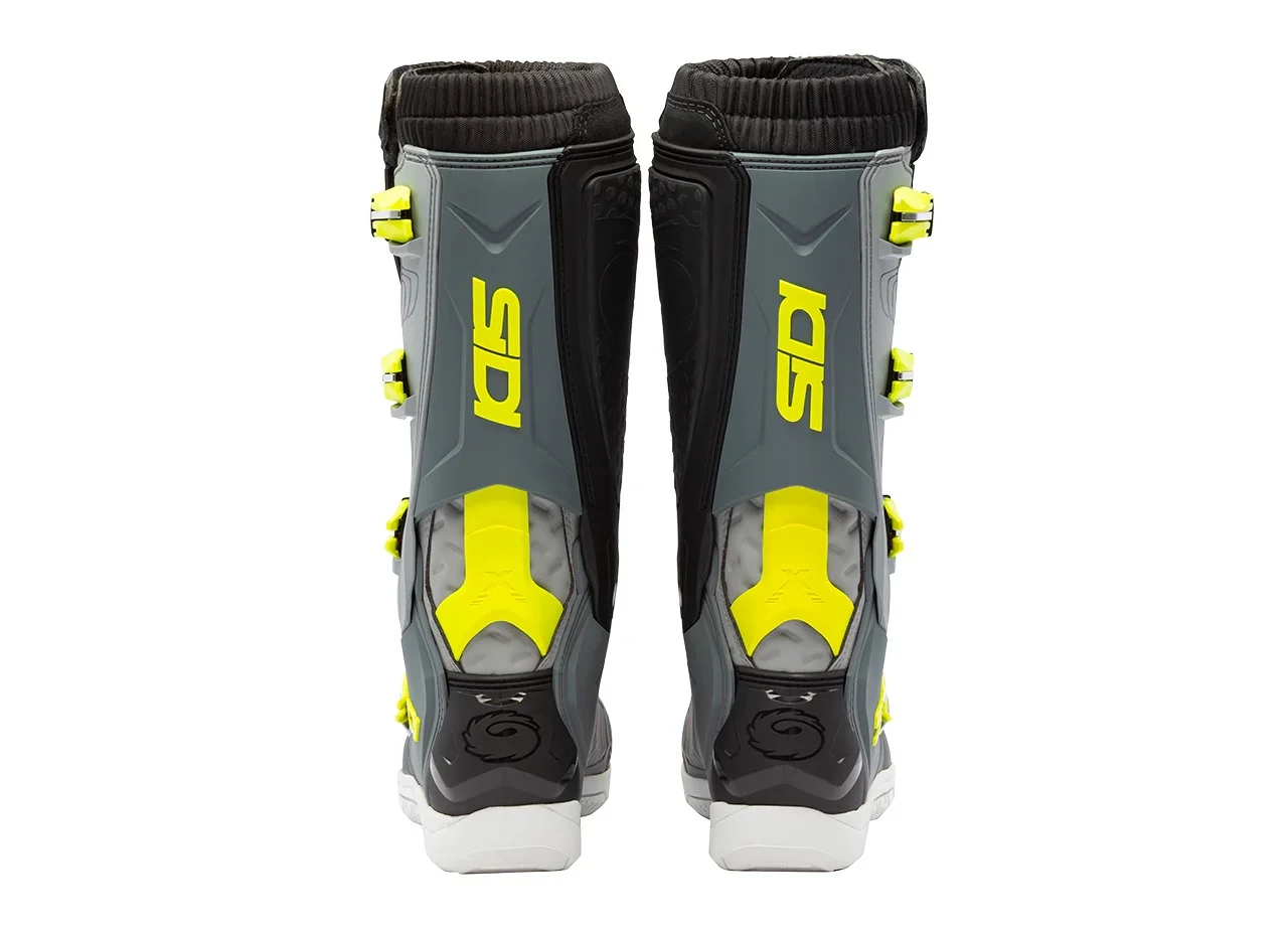 Sidi X Power SC Grey/Fluro Yellow Boots - Image 4