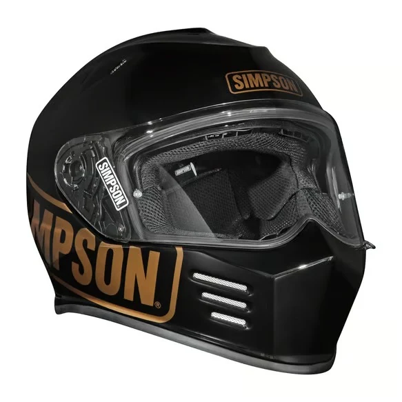 Simpson Venom Logo St Black Helmet - Image 3