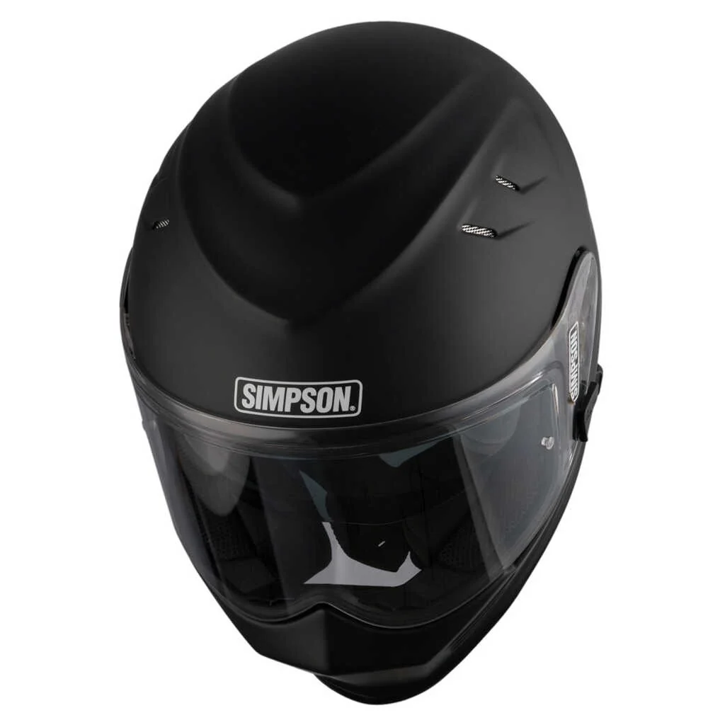 Simpson Venom Matte Black Helmet - Image 2