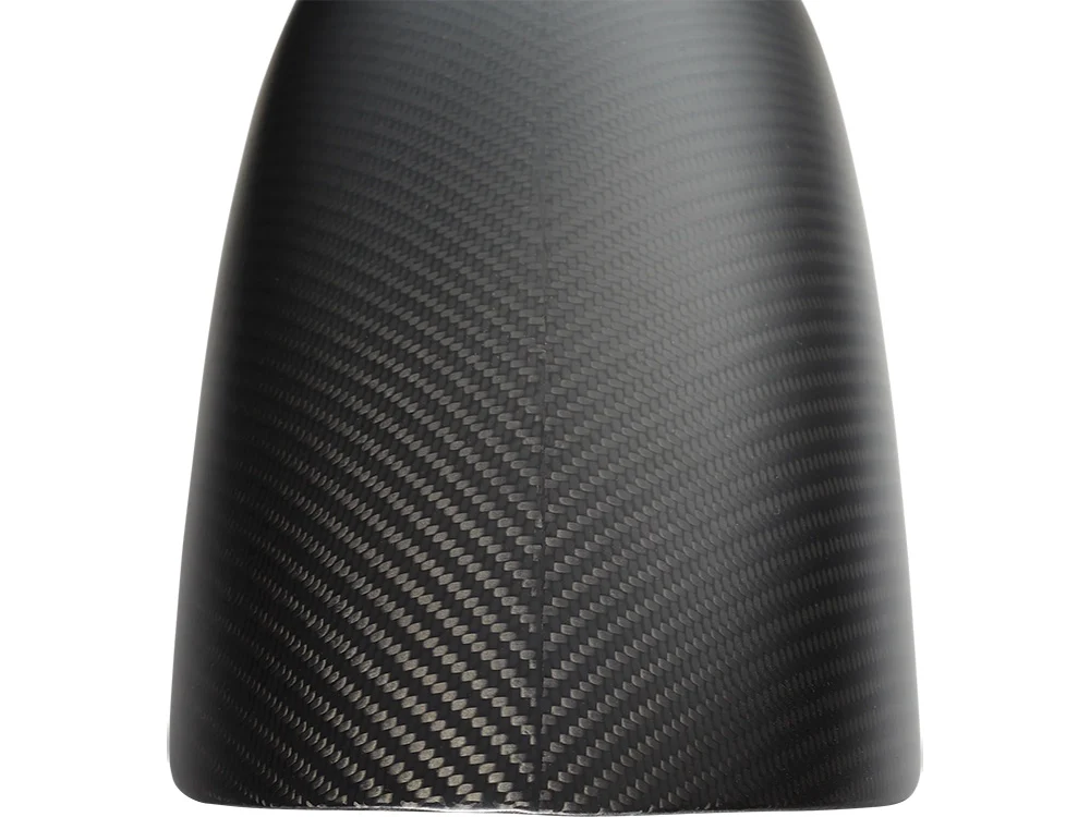 Slyfox Performance SF-1401-0845 Shorty Carbon Front Fender Matte Finish for most Harley-Davidson Touring 14-24 w/19" Front Wheel - Image 2